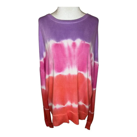 Sundry Gradient Tie-Dye Sweatshirt Size 3 Women’s Large - Picture 2 of 9